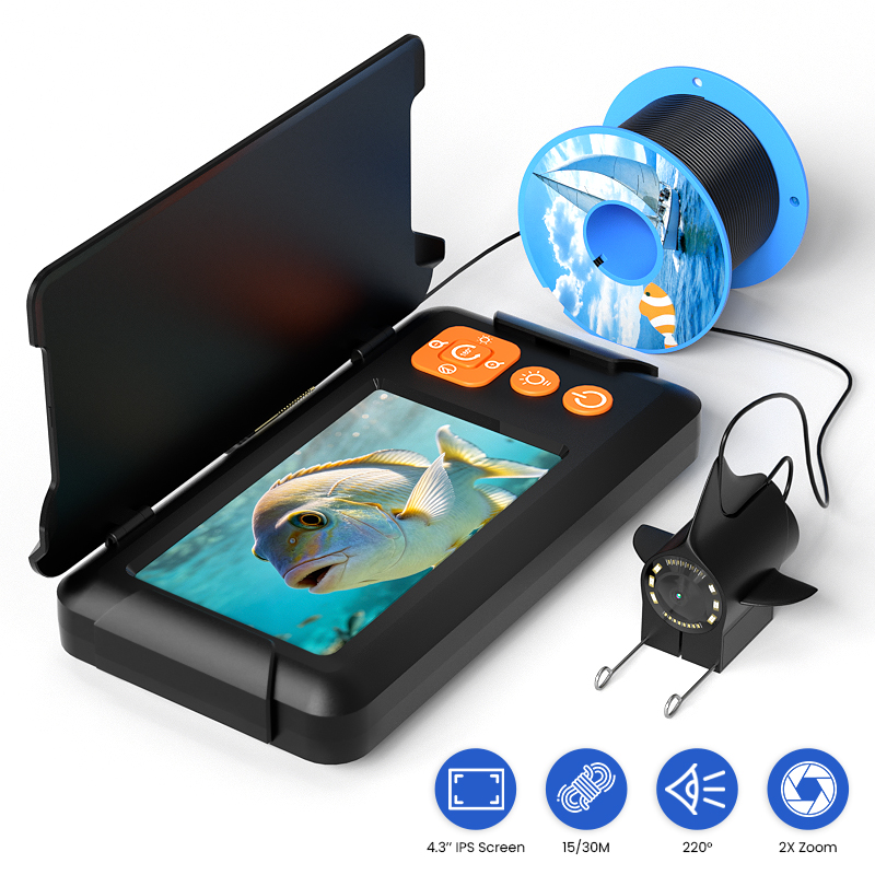휴대용 어군탐지기(브래킷 포함), 4.3인치 화면의 시 - Fish Finder Portable 리뷰 및 가격